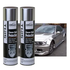 300Ml de alto calor cromo aerosol oro efecto de la pintura de aerosol de cuidado accesorios de coche