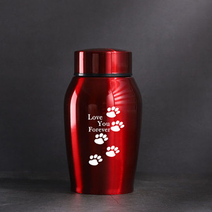 Personalized Engraving Teardrop Premium Sealed Stainless Steel Dog Memorial Caskets Pet <b>Urns</b> Wholesale - Product Image 4
