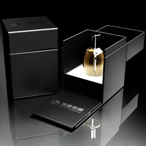 Custom Packaging Box for Luxury Perfume Bottle with Printed Logo Cardboard Paper Perfume Gift Box Black Cosmetic Rigid Boxes