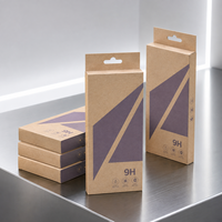 Boîte cadeau en carton ondulé écologique portable avec languette de suspension, impression de logo personnalisée pour l'emballage d'ordinateurs, d'appareils photo et d'enceintes - Vente en gros