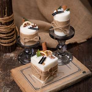 Vela Aromática Artesanal en Frasco de Vidrio con Aroma a Lavanda y Flores Secas, Regalos, Velas para el Hogar, Velas Aromáticas de Lujo de Cera de Soja - Product Image 2