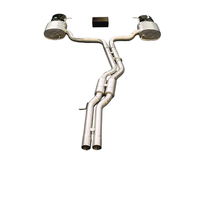 Système d'échappement CatBack personnalisé en acier inoxydable pour Audi RS6/RS7 C8 4.0T 2008-2010 avec silencieux et embouts Wnti