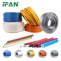 Tuyau PEX Al PEX haute performance IFAN 16-32MM Tube gris rouge bleu blanc personnalisé en aluminium plastique PEX