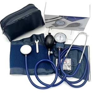 Tensiomètre anéroïde avec stéthoscope Tensiomètre manuel <span class=keywords><strong>Montre</strong></span> Sphygmomanomètre anéroïde Tensiomètres anéroïdes - Product Image 6