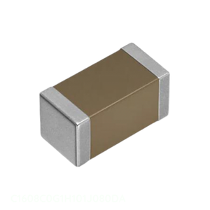 Condensateur Céramique de Qualité Commerciale 0603C0G50V10, Canal Fabricant 0603 (1608 Métrique) 100 pF C1608C0G1H101J080DA - Product Image 1