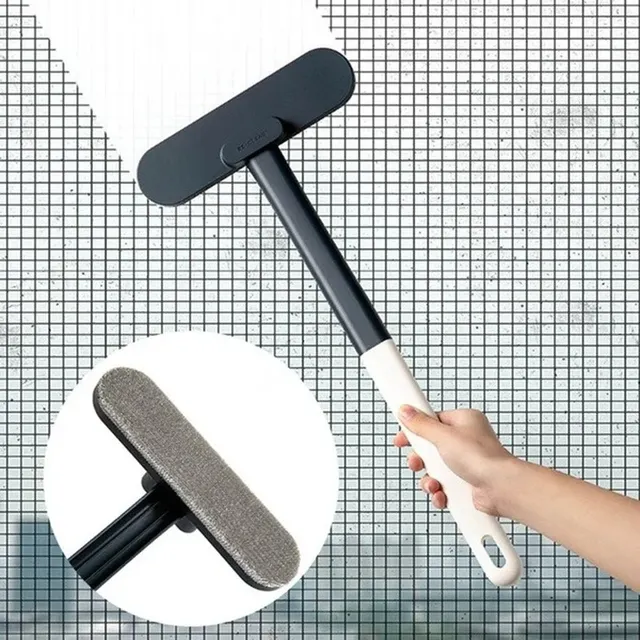 1PC Plastic Window Mesh Screen Cleaner Anti-Mosquito Net Brush for Dust Removal Essential Window Cleaning Tool
