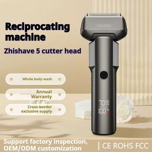 Tondeuse à barbe professionnelle, rasoir électrique à mouvement alternatif pour l'extérieur, rasoirs électriques intelligents pour le visage, Afeitadora, rasoir électrique - Product Image 2