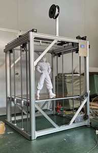 Imprimante 3D FDM en aluminium ActionLasers sur mesure, haute précision, avec plateau chauffant à nivellement automatique, double extrudeur, garantie 1 an, livraison rapide - Product Image 3