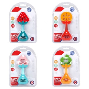 Mordedores para Bebés Libres de BPA, Juguetes de Frutas a Granel: Sandía, Naranja, Fresa, Manzana, Juguetes Sensoriales para Bebés, Juguetes Masticables para Bebés, Sonajeros de Grado Alimenticio - Product Image 6