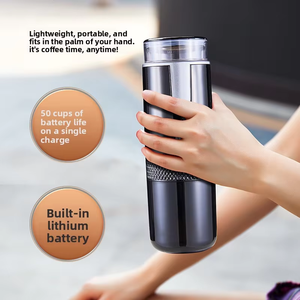 Mini machine à café à capsules électrique portable de poche, réservoir d'eau de 170 ml, matériau PP+ABS, utilisation en extérieur, en voiture, à la maison, machine à expresso - Product Image 3