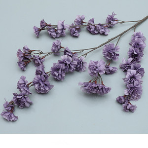 Tissu en soie artificielle de haute qualité, <span class=keywords><strong>à</strong></span> tige longue de 94CM, décoration de mariage, Rose de chine, Rose Rose Rose, Rose - Product Image 6