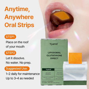Tiras Orales de Glutatión Liposomal Puro de Absorción Rápida para Aclarar la Piel con Colágeno de Belleza OEM/ODM, Empaque Personalizado para Adultos - Product Image 2