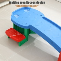 Montagnes russes à trois étages pour enfants, pour l'intérieur et l'extérieur, jouet de glisse sensoriel pour tout-petits, fabriqué en plastique durable