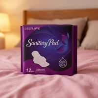 Serviettes hygiéniques féminines Deep Love Care ultra douces et sèches, en pulpe de cellulose non tissée, emballage individuel, Honey Girl