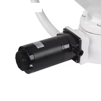 Toilette spéciale manuelle et électrique pour camping-car, yacht, bateau à voile, véhicule, en céramique, 12V/24V