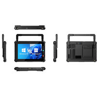 Nueva Tablet Robusta con Windows de 10.95 Pulgadas, Intel Core I7-1255U, 16GB, 256GB SSD, IP65, NFC, Lector de Huellas Dactilares, Lector de Códigos de Barras, 4G LTE, GPS, PC Industrial