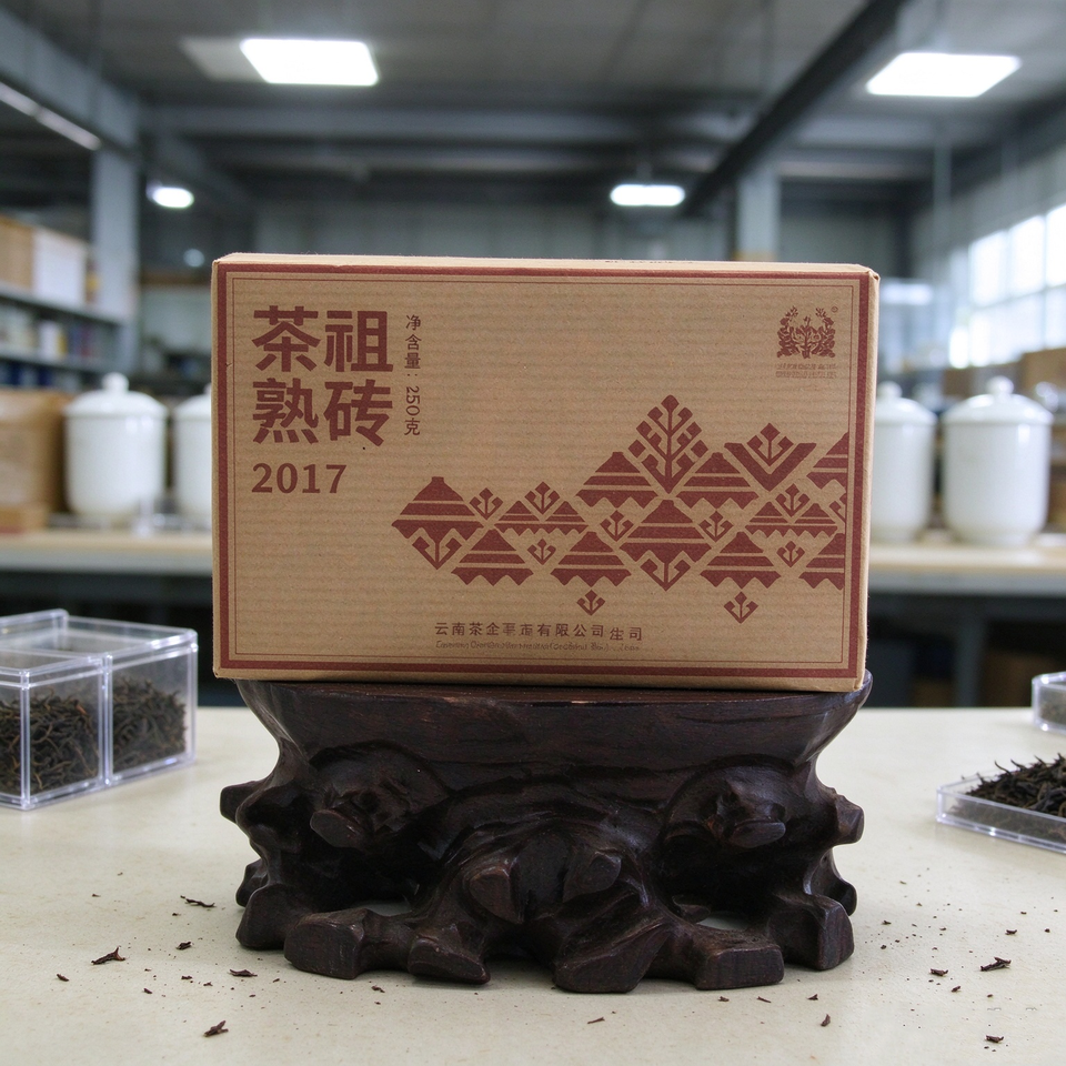 Yunnan Chazu Shouzhuan 2017 Ripe Puerh Tea Brick 250g, Premium Shu Pu ...