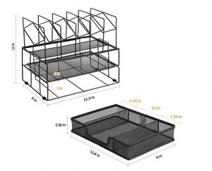 Desk Organizers and Desk Accessories - <b>File</b> Organizer with <b>Drawer</b>, Desk Accessories & Workspace Organizers for Office Supplies - Product Image 4