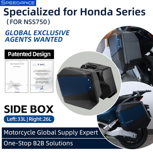 Sacoche latérale rigide résistante aux chocs, verrouillable, adaptée aux accessoires de tourisme pour scooter Honda NSS750 Forza 750 Maxi - Product Image 1