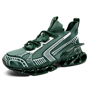 Últimas Zapatillas Deportivas Transpirables de Punto para Hombre, Calzado Técnico con Suela Hueca Única y Amortiguación, Zapatillas Urbanas de Moda - Product Image 3