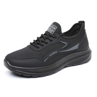Chaussures de travail imperméables pour hommes, chaussures décontractées ultra légères à semelle souple antidérapante résistantes à l'usure