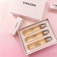 Boîtes rigides personnalisées pour flacons de parfum vaporisateur de 1,5 ml, 3 ml, 5 ml, 10 ml, mini-parfums, coffrets découverte, boîte en papier avec fenêtre