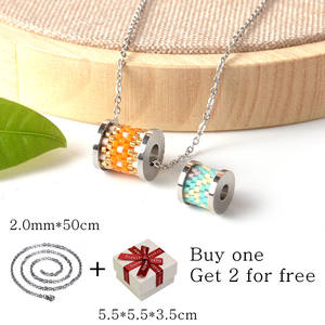 Perles de rocaille <span class=keywords><strong>Miyuki</strong></span> de haute qualité en gros, breloques en métal, pendentifs pour la fabrication de bijoux - Product Image 2