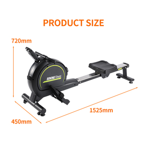Commercial Magnetic <b>Rowing</b> <b>Machine</b> With LCD Monitor, 16 Levels Resistance, Bluetooth, Aluminum Rail, 120KG Capacity 320 <b>Rowing</b> M - Product Image 2