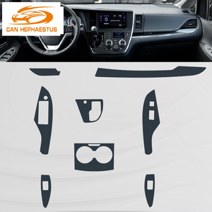 Tấm Phim Bảo Vệ Bằng Nhựa TPU Cho Xe Ô Tô Bộ Đồ Vô Hình Cho Toyota <span class=keywords><strong>Sienna</strong></span> 2017-2020 Phụ Kiện Chống Trầy Xước Trang Bị Lại - Product Image 3