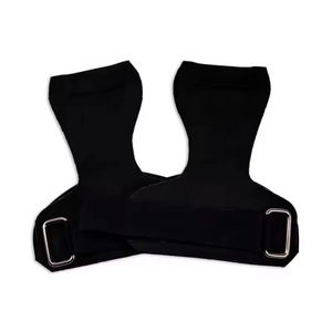 Correa de Muñeca para Levantamiento de Pesas, Doble Capa de Cuero, Ajustable y Acolchada, para Entrenamiento de Gimnasio, Powerlifting y Peso Muerto - Product Image 6