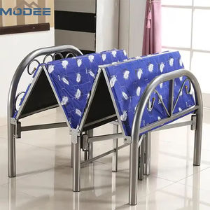 Sıcak özel tasarım toptan çerçeve kral kanepe otel modern katlanır ranza çerçeve metal yataklar - Product Image 5