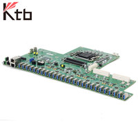 Placa Madre Industrial Personalizable KTB-26USB, 26*USB3.0, Intel Q470, LGA1200, Tarjeta/Placa Madre Industrial OEM ODM