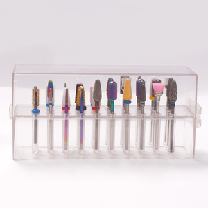 Boîte de présentation transparente à 30 trous pour embouts de ponceuse à ongles, support de rangement pour têtes de polissage, organisateur pour salon de manucure et nail art - Product Image 4