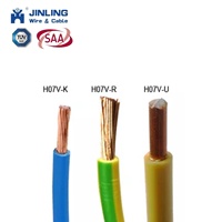 450 750V H07V-U Gebäudekabel 1,5mm² 2,5mm 4mm 6mm 10mm Kupferleiter PVC-Hauskabel mit Vollkern