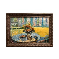 Cadre baroque antique orné de feuille d'or d'or classique pour la peinture à l'huile