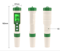 EZ-9910 Ventes chaudes Mètres de pH numériques Aquariums Testeur de qualité de l'eau portable Étanche 5 en 1 Température Orp Ec Tds Mètre de pH