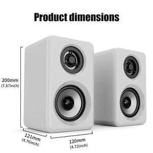 Système d'enceintes bibliothèque 2.0 multimédia pour home cinéma portable, enceintes à son puissant, enceintes Hi-Fi professionnelles pour la maison - Product Image 6