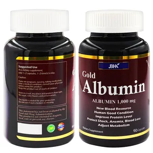 Suplemento de Proteína de Albumina OEM Suplemento de Proteína de Força Extra 60/120 cápsula para rins saudáveis e fígados, promove o bem-estar geral, energia e suporte à vida