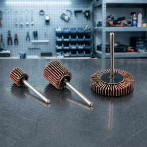 Outils abrasifs FERVI Micro Ruote Lamellari Premium, grain 60, diamètre 15 mm, 26000 tr/min, lot de 25 - Product Image 2