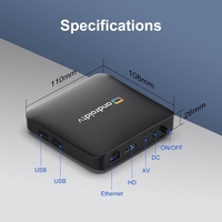Kedatangan Baru H96 Max S905L3 Android TV Box 4K UHD Amlogic Quad Core Remote Suara Smart Media Player
