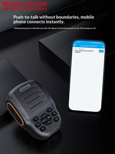 Nouveau Talkie-Walkie V75G Modèle 2026 – Portée 5000 km, Portable, Spécial Chantier Extérieur, Réseau Public 4G POC Newmine - Product Image 1