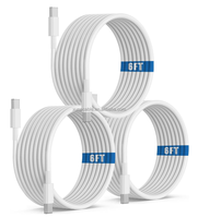 Kabel pengisi daya USB C ke USB C, kabel PD Tipe C Super cepat untuk iPhone 16 15 MacBook iPad Pro Samsung S23/S22 240W