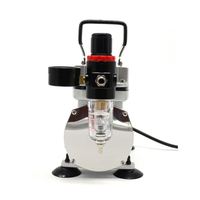 Mini compresseur d'air portable TC-22C pour la peinture corporelle et les tatouages, compresseur d'air miniature de taille industrielle pour le maquillage
