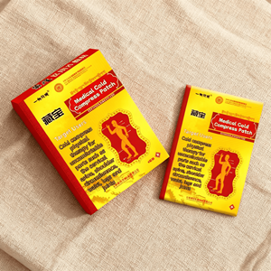 Parche Frío Personalizado con Logotipo OEM para el Alivio del Dolor Corporal, Portátil y Amigable con la Piel, Paquete de 4 - Product Image 3