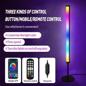 Trò chơi TV nền thông minh <span class=keywords><strong>LED</strong></span> ống ánh sáng ban đêm điều khiển từ xa RGB Bar Vòng đứng trò chơi âm nhạc bằng giọng nói bầu không khí đèn - Product Image 4