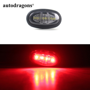 Autodragons 4PC Feux de positionnement LED fumés blancs, rouges et ambre pour calandre avant F-150 Raptor - Product Image 5