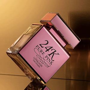 Parfum pour femme LONKOOM 24K Pure Pink 100ml - Rose douce et pivoine florale EDP |   Parfum féminin romantique longue durée | - Product Image 4