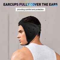 Protège-oreilles professionnel pour l'entraînement de boxe, personnalisable, réglable, en EVA respirant, multi-usages, BJJ