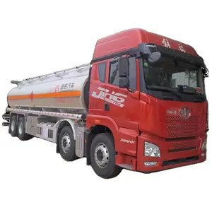 FAW 8*4 384hp 25200 liters Aluminum Alloy fuel trucks oil tank truck Refueling truck fuel tanker new used cart