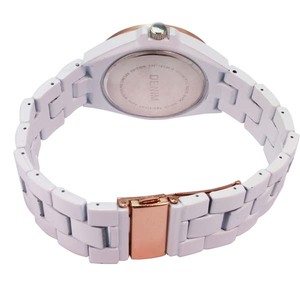 Último modelo estilo diseño <span class=keywords><strong>para</strong></span> señoras relojes de aleación negro Mix oro rosa <span class=keywords><strong>reloj</strong></span> - Product Image 6
